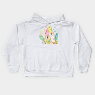 Colorful Tulips Kids Hoodie